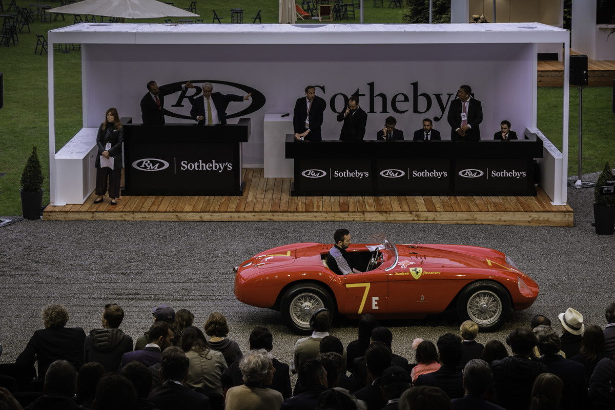 1954 Ferrari 500 Mondial Spider offered at RM Sotheby’s Villa Erba live auction 2019